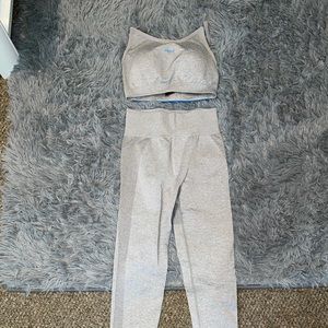 Gymshark grey flex set